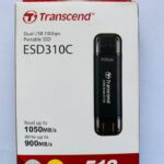 Transcend ESD310C 512GB Dual USB Portable SSD - 1050MB/s for Ultra-Fast Transfers in Uganda