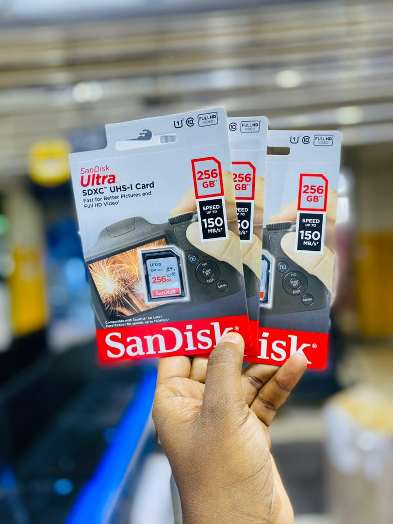 SanDisk Ultra 256GB SDXC UHS-I Card - 150MB/s Speed for Cameras & 4K UHD Video