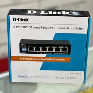 D-Link 6-Port Long Range PoE+ Surveillance Switch