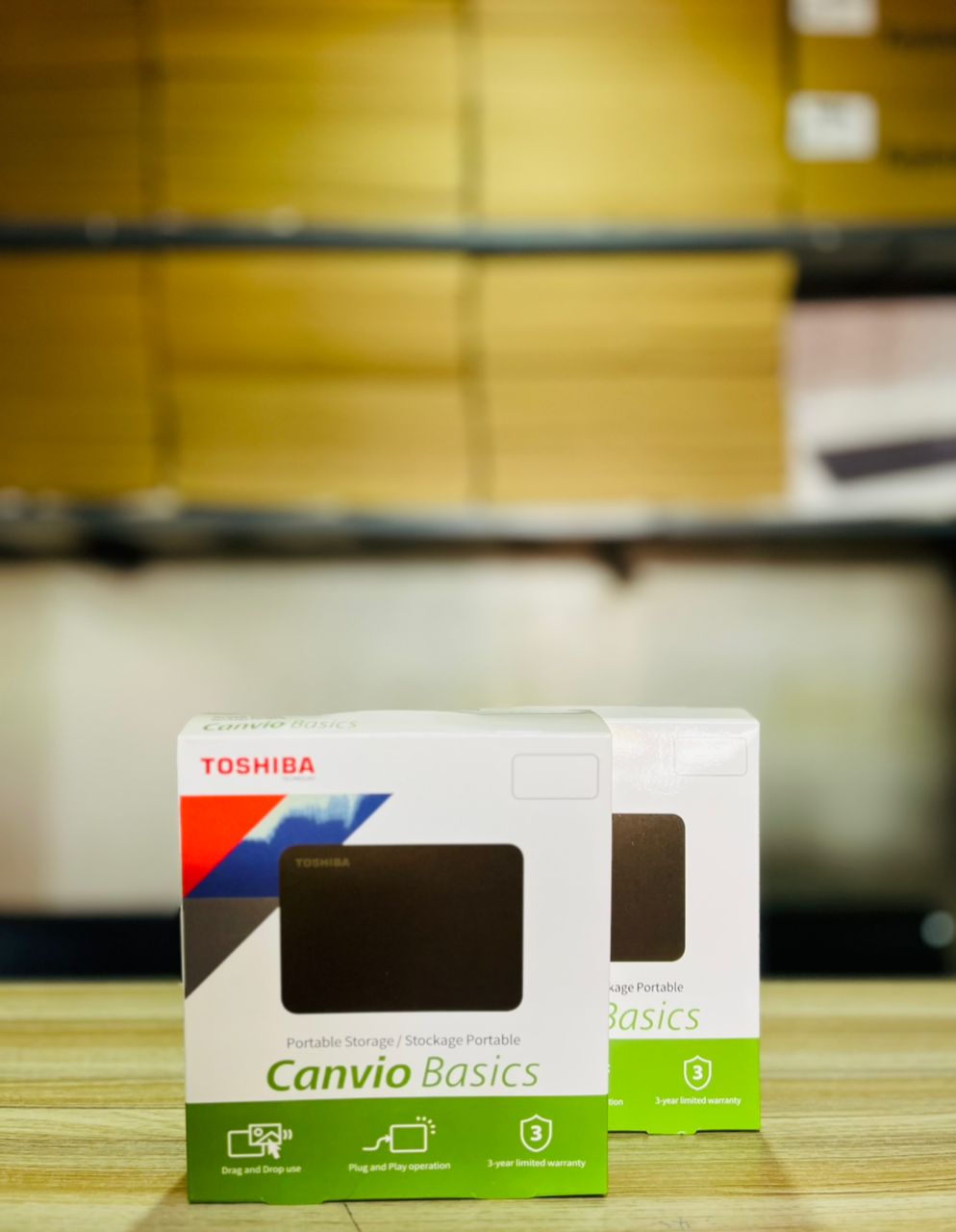 Toshiba Canvio Basics Portable Hard Drive - Reliable USB Storage for Uganda
