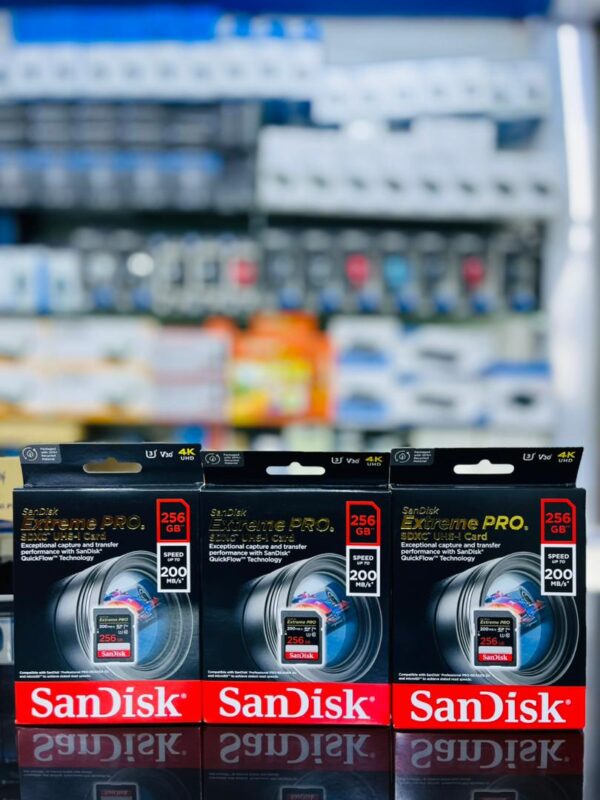 SanDisk Extreme PRO 256GB Memory Card - 4K UHD V30