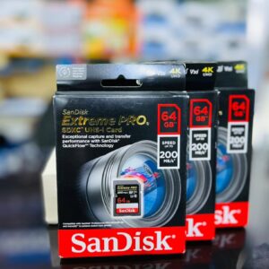SanDisk Extreme PRO 64GB SDXC UHS-I Memory Card - 4K UHD V30