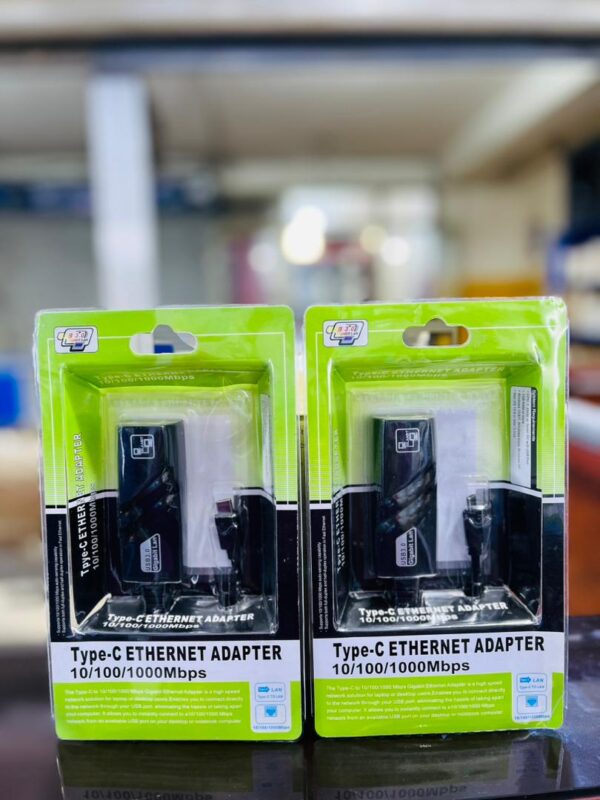 Type-C USB Gigabit Ethernet Adapter 10/100/1000Mbps for Laptops