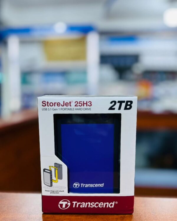2TB Transcend StoreJet  USB 3.1 Portable Hard Drive