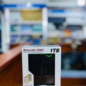 Transcend StoreJet 25M3 1TB USB 3.1 Portable Hard Drive