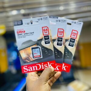 SanDisk Ultra SDXC UHS-I Card | 64GB, 128GB, 256GB - 140MB/s for Full HD Video
