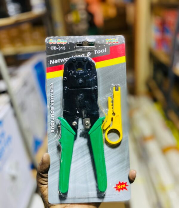 Networking Crimping Tool Kit with Cable Stripper - Essential for LAN