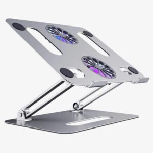 Aluminum Laptop Stand with Cooling Fans